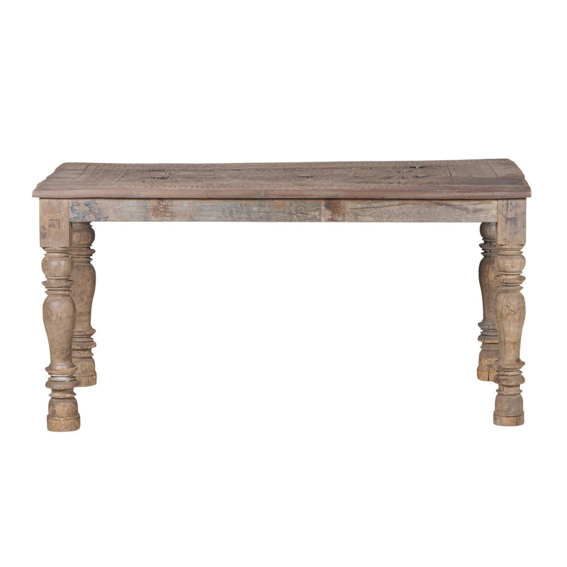 Carved Teak Heritage Dining Table by Studio Vastu
