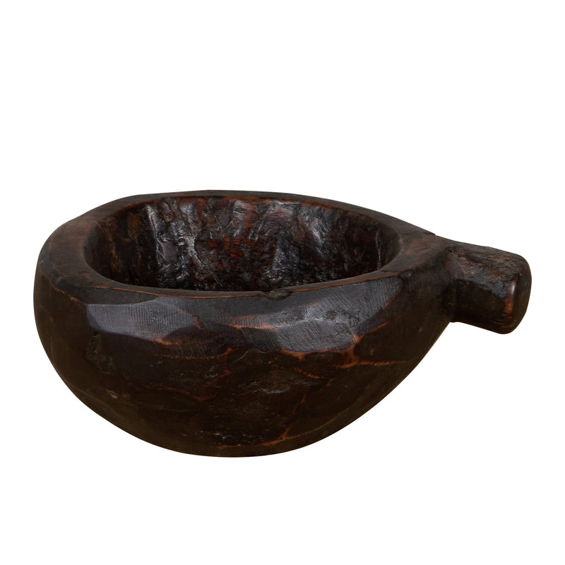 Carved Wooden Grain Bowl by Studio Vastu