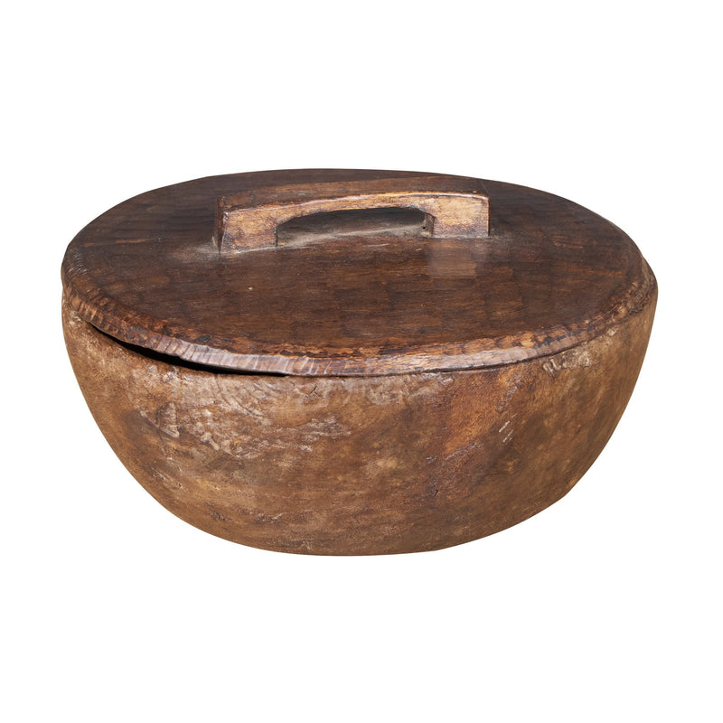 Carved Wooden Lidded Vessels by Studio Vastu