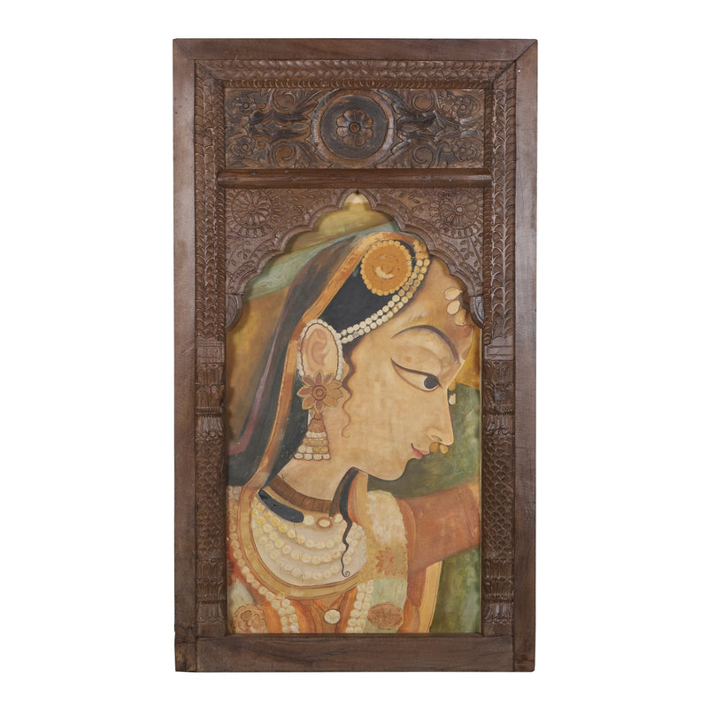 Dancing Girl Wood and Canvas Wall Art