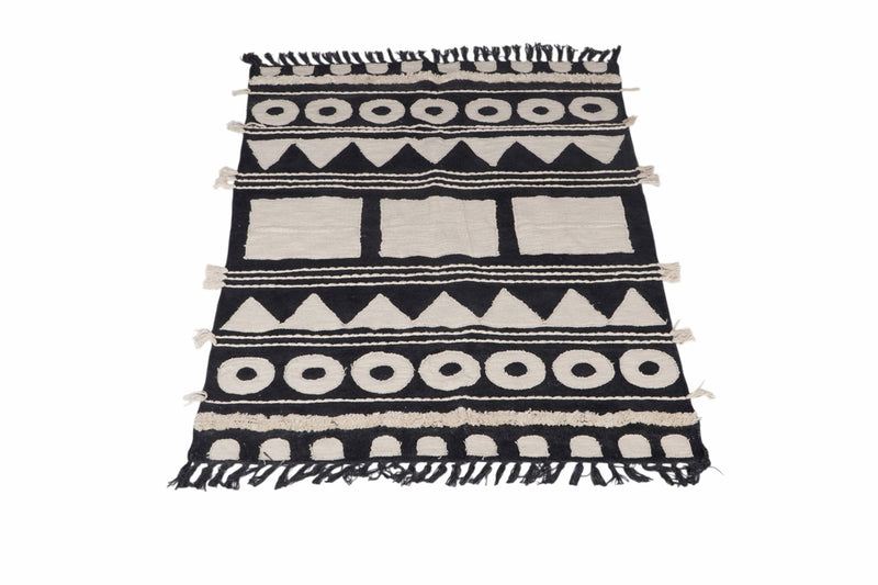 Geometric Cotton Chenille Rug by Studio Vastu