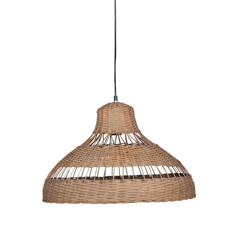 Handwoven Rattan Tiered Pendant Light by Studio Vastu