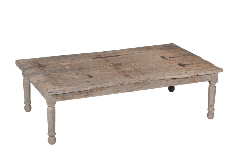 Himalayan Teak Low Coffee Table by Studio Vastu