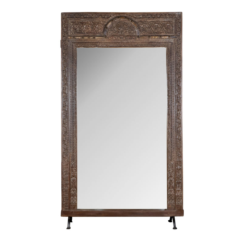 Jharokha Teak Haveli Mirror by Studio Vastu