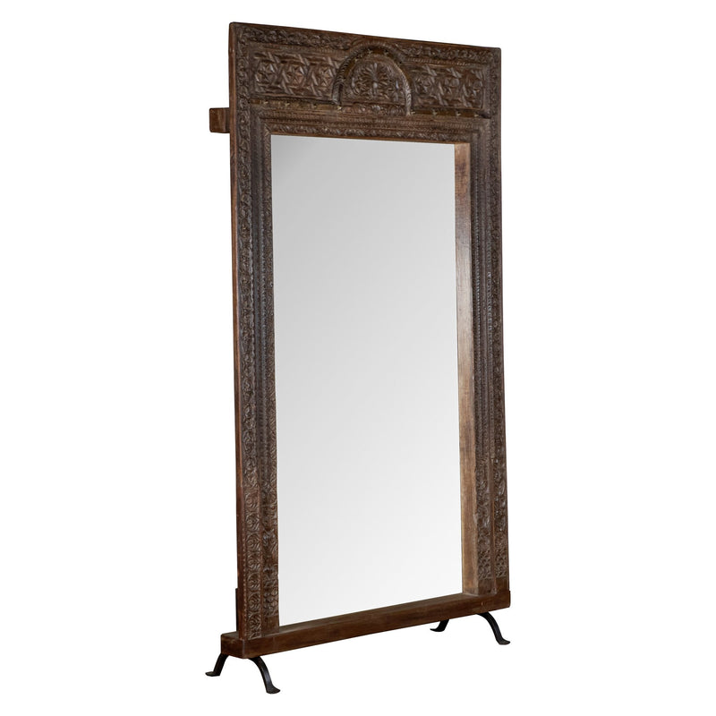 Jharokha Teak Haveli Mirror by Studio Vastu