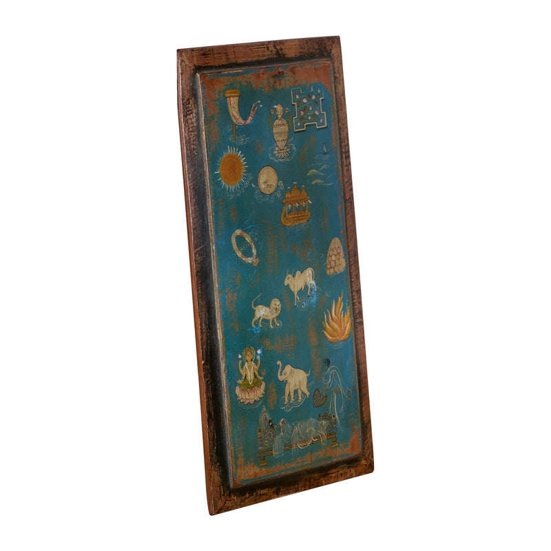 Queen Trishala Dream Painted Wood Panel by Studio Vastu
