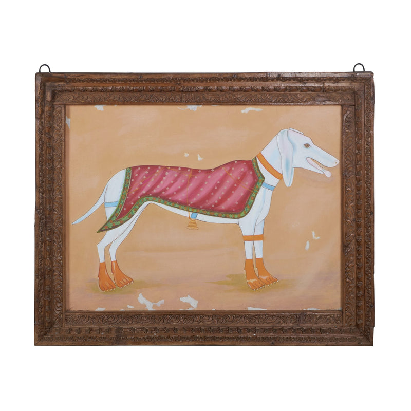 Royal Dog Canvas and Wood Wall Art