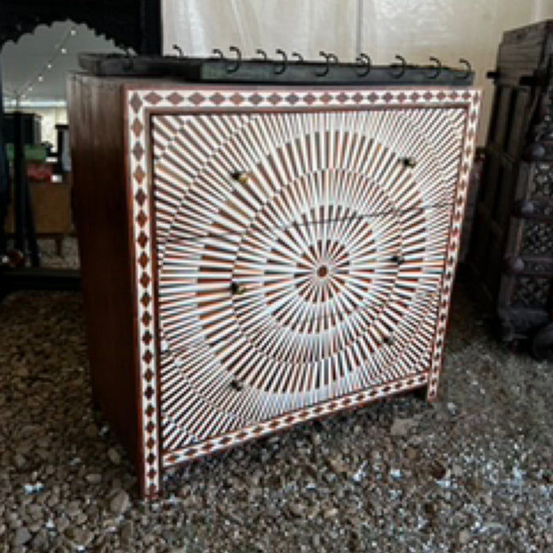 Starburst Resin Inlay Dresser by Studio Vastu
