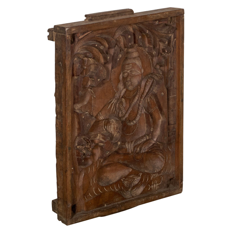 Teak Shiva Relief Printing Mold by Studio Vastu