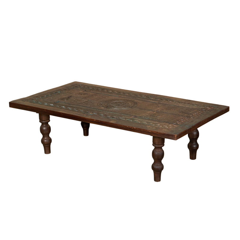 Carved Door Panel Coffee Table