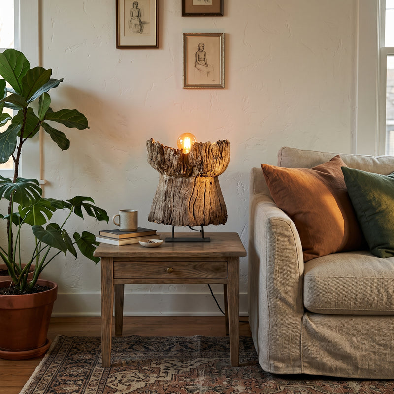 Timber & Iron Wall Sconce