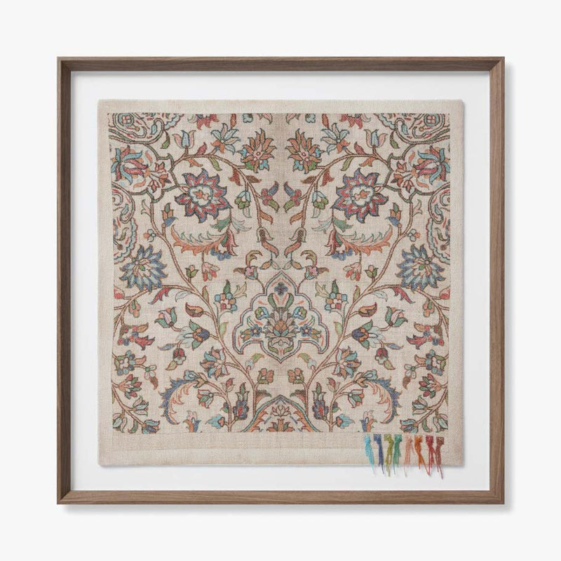 Rug Map Primary, Textile Art