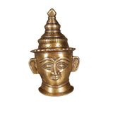 Brass Mukhalingam Head Sculpture by Studio Vastu