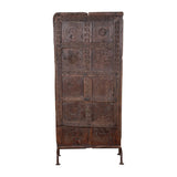 Carved Teak Haveli Door Panel by Studio Vastu