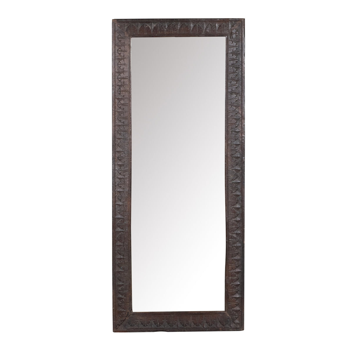 Carved Teak Jharokha Mirror by Studio Vastu