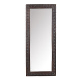 Carved Teak Jharokha Mirror by Studio Vastu