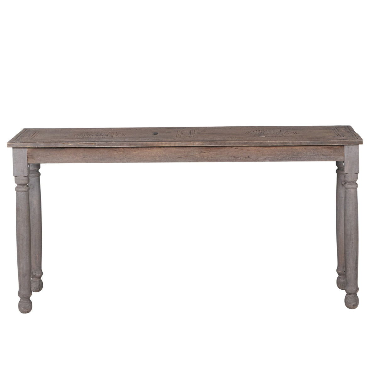 Carved Wood Console Table by Studio Vastu