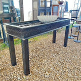 Carved Wooden Console Table by Studio Vastu