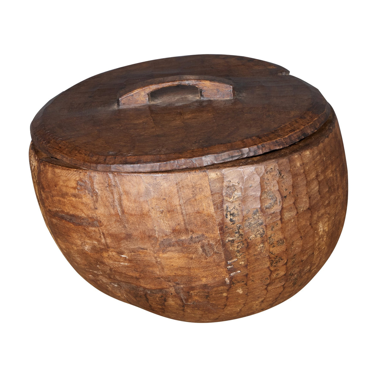 Carved Wooden Lidded Vessels by Studio Vastu