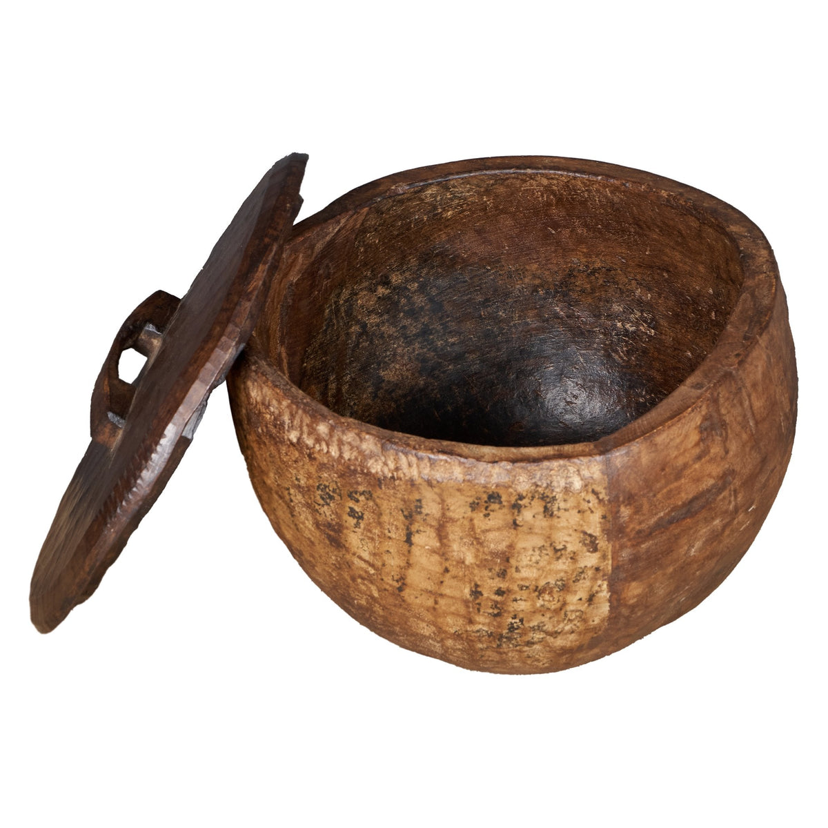 Carved Wooden Lidded Vessels by Studio Vastu