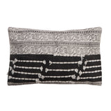 Cotton Block-Printed Lumbar Pillow by Studio Vastu