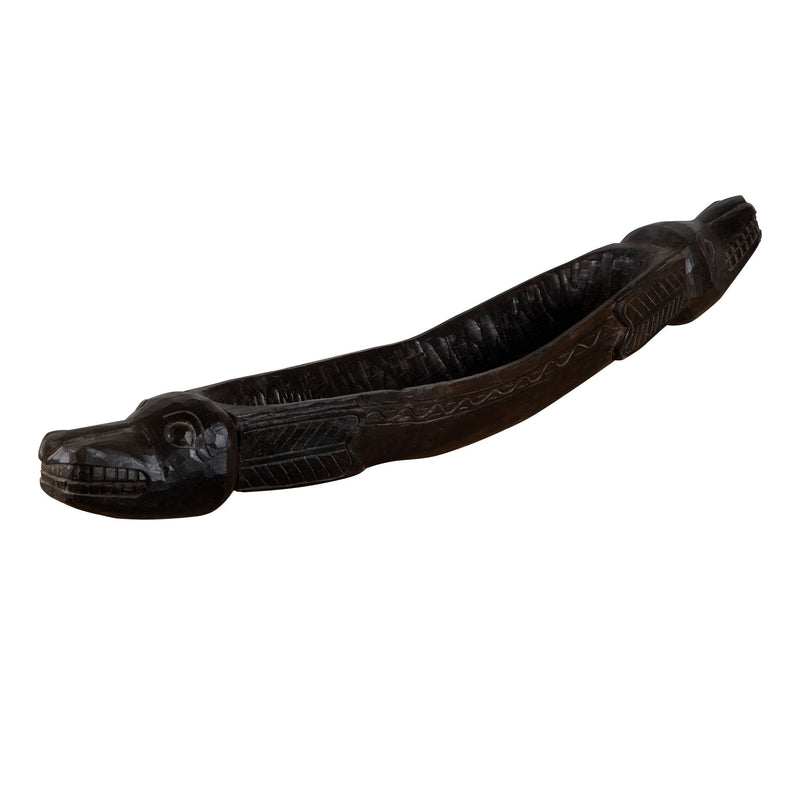 Crocodile Wood Kharal Trough by Studio Vastu