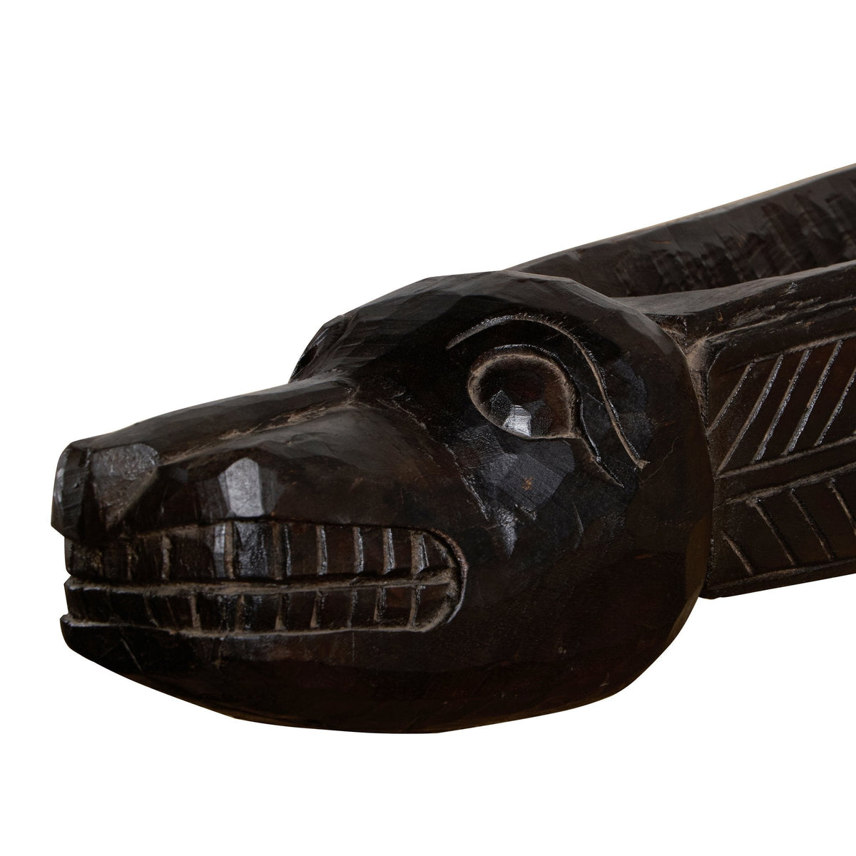 Crocodile Wood Kharal Trough by Studio Vastu