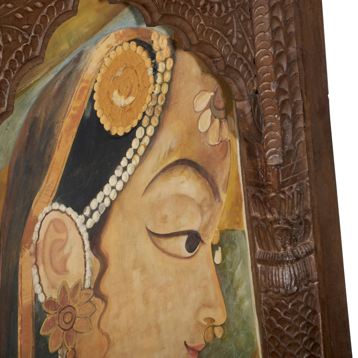 Dancing Girl Wood and Canvas Wall Art