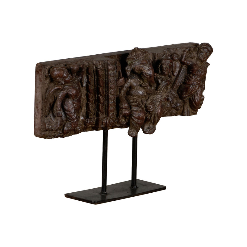 Ganesh Wooden Jharokha-Style Accent Panel by Studio Vastu
