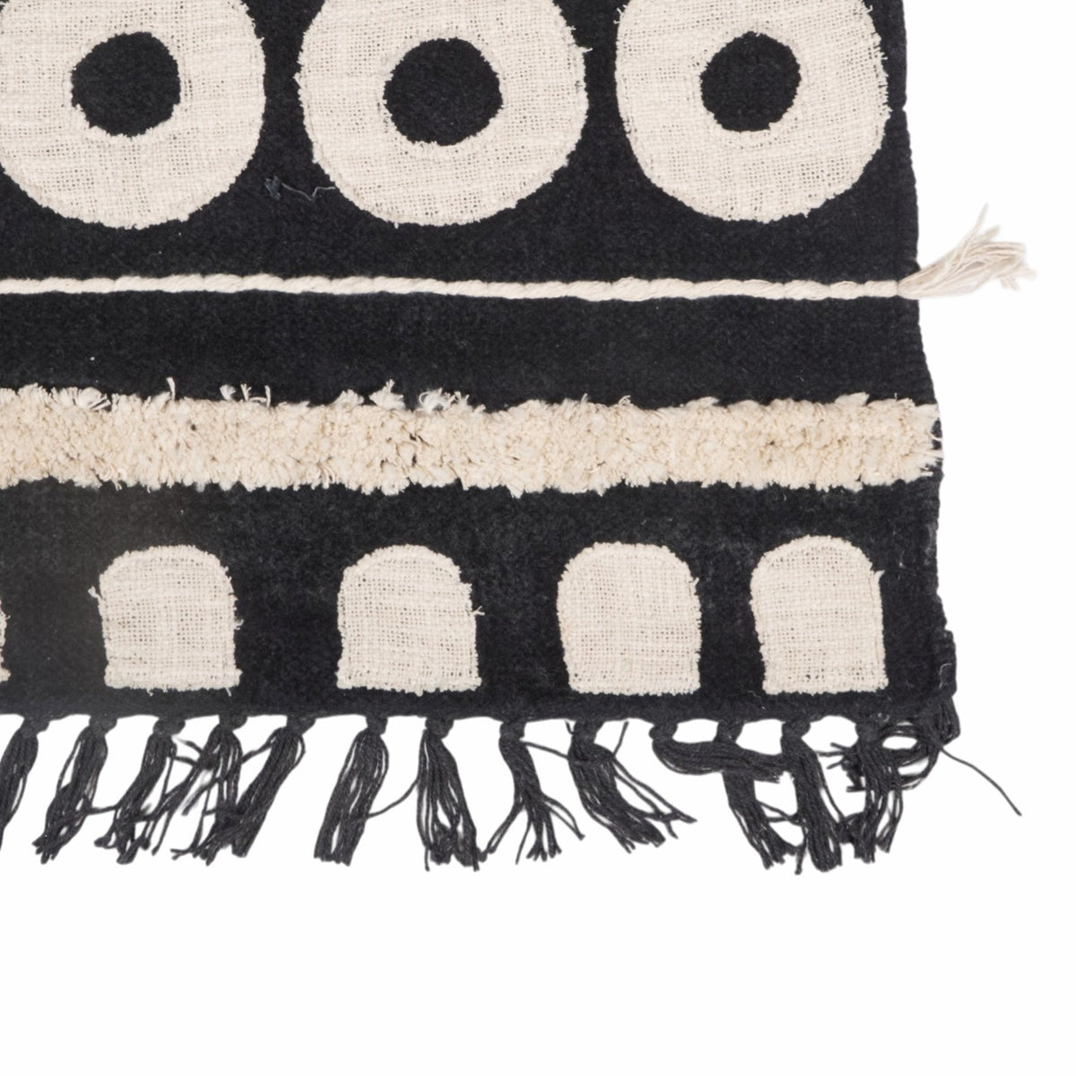 Geometric Cotton Chenille Rug by Studio Vastu