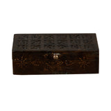 Hand-Painted Floral Keepsake Box by Studio Vastu