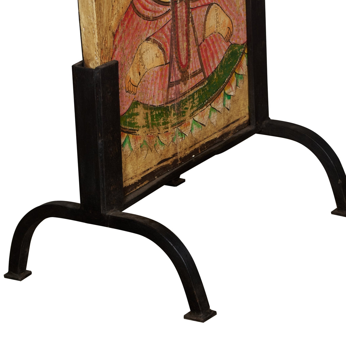 Hand-Painted Ganesha Wood Panel by Studio Vastu