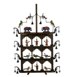 Hand-Painted Iron Jharokha-Style Accent Toran by Studio Vastu