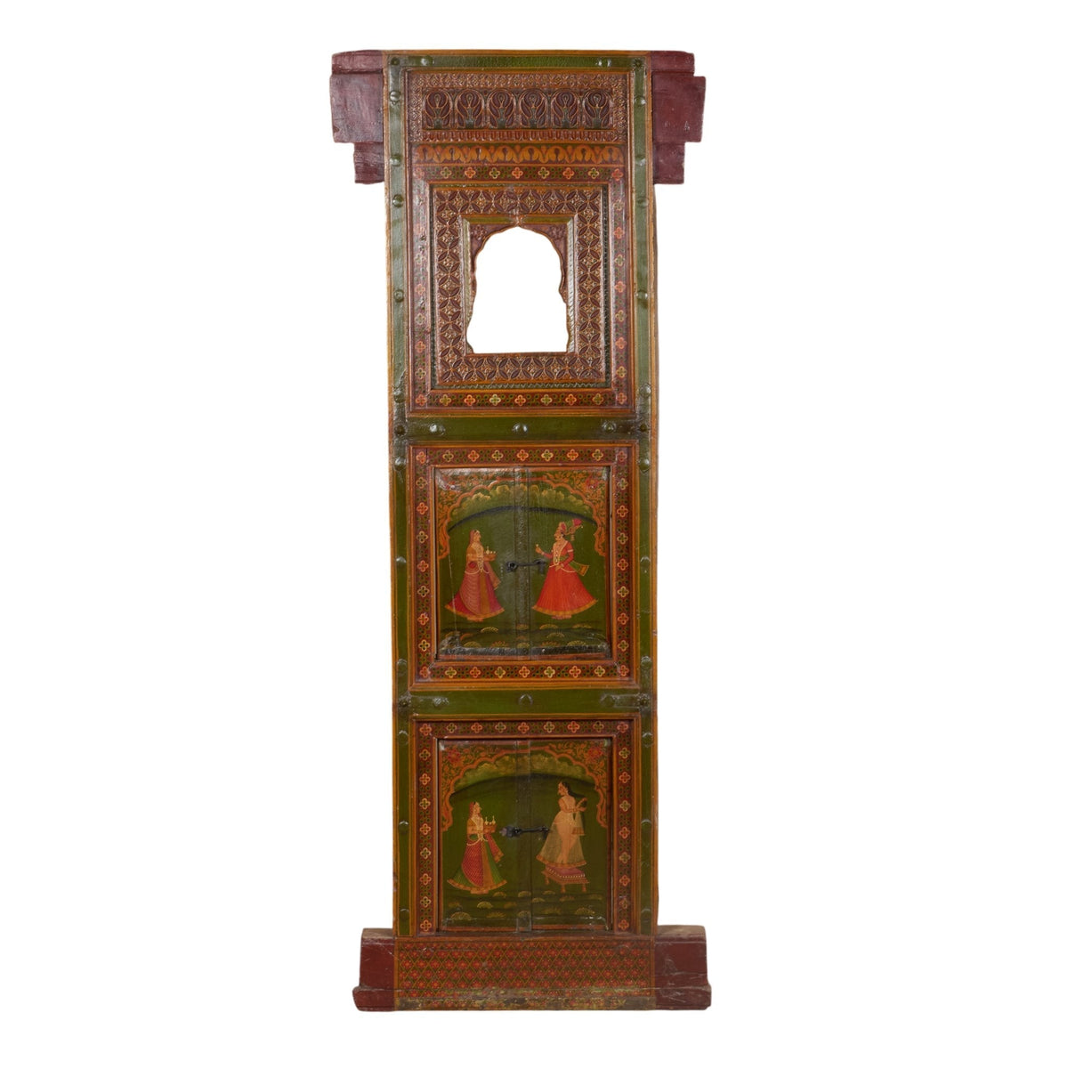 Hand-Painted Jharokha Wall Panel by Studio Vastu