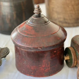 Hand-Turned Wood Round Trinket Box by Studio Vastu