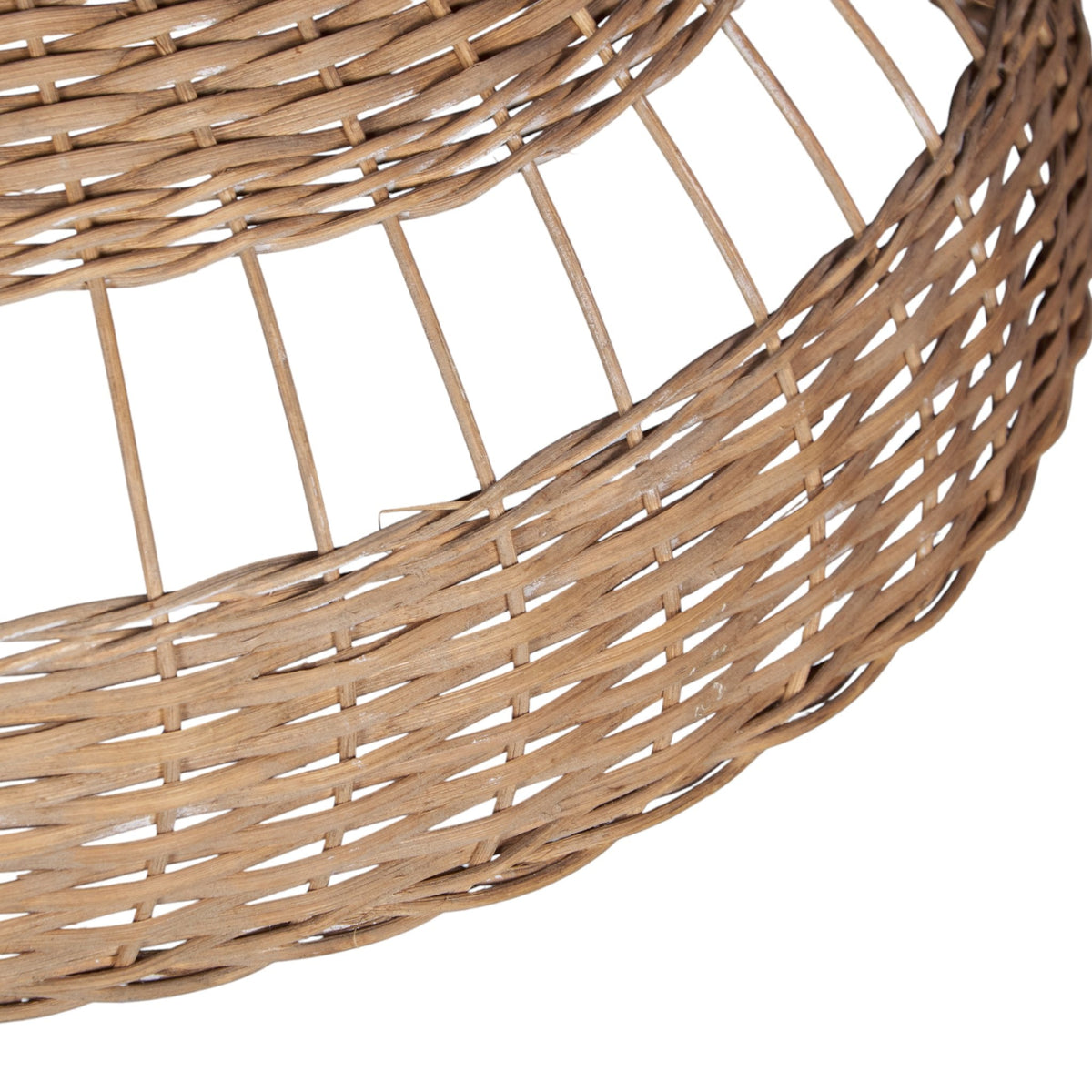 Handwoven Rattan Tiered Pendant Light by Studio Vastu