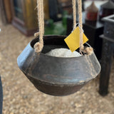 Hanging Metal Vessel Planter by Studio Vastu