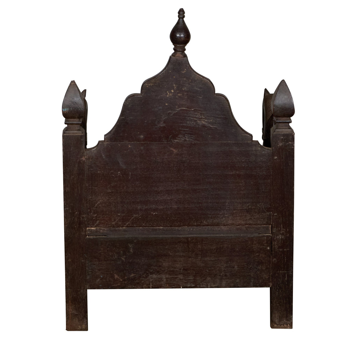 Horse-Motif Wood Singhasan Throne by Studio Vastu