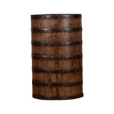 Iron-Bound Wooden Grain Vessel by Studio Vastu