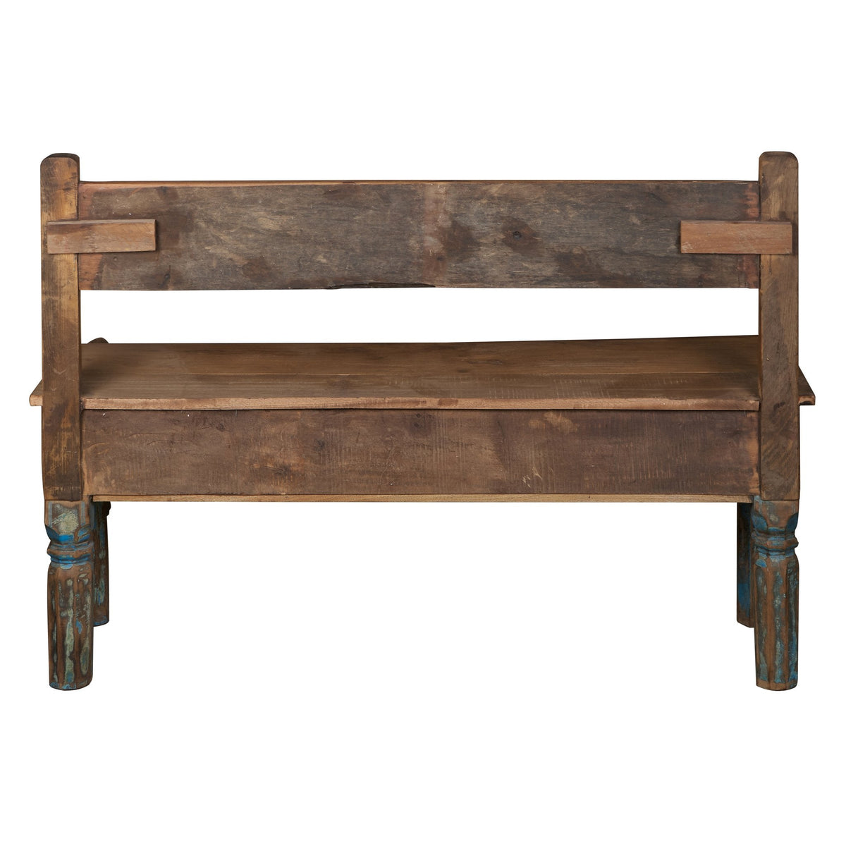 Peacock Motif Teak Haveli Bench by Studio Vastu
