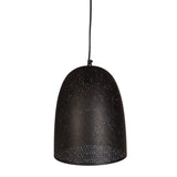 Perforated Iron Dome Pendant Light by Studio Vastu