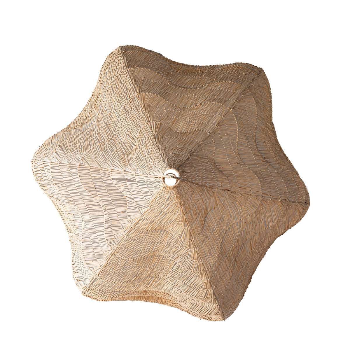 Raffia Weave Tulip Lamp Shade by Studio Vastu