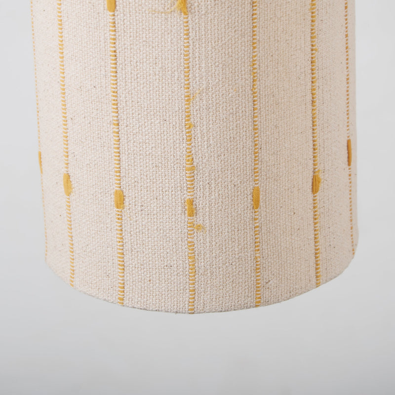 Recycled Fabric Wire Cylinder Pendant by Studio Vastu