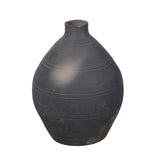 Smoked Charcoal Clay Vessel by Studio Vastu