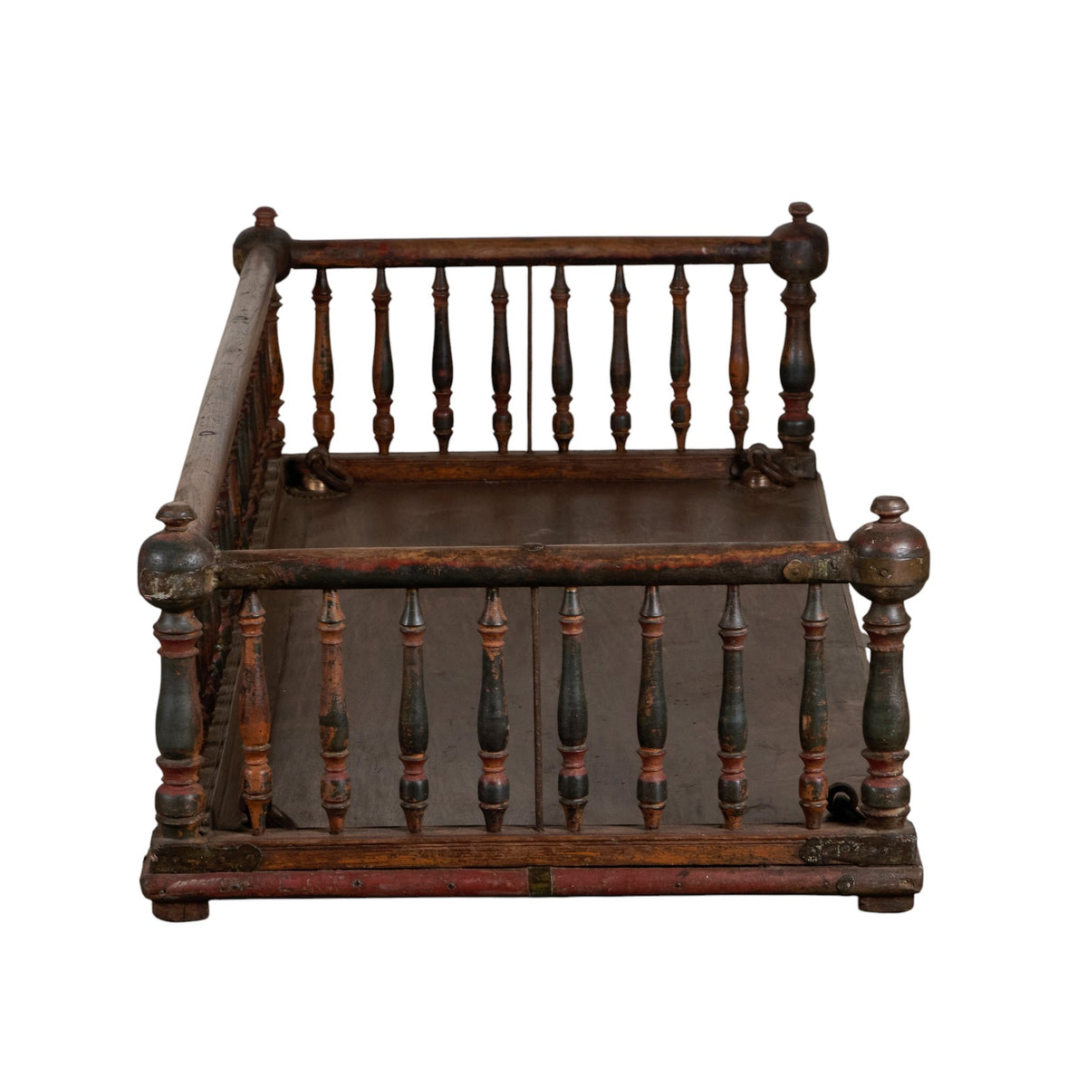 Spindle Teak Indian Jhoola Swing by Studio Vastu
