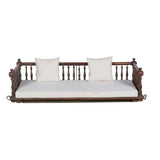 Spindle Wood and Iron Jhula Swing by Studio Vastu