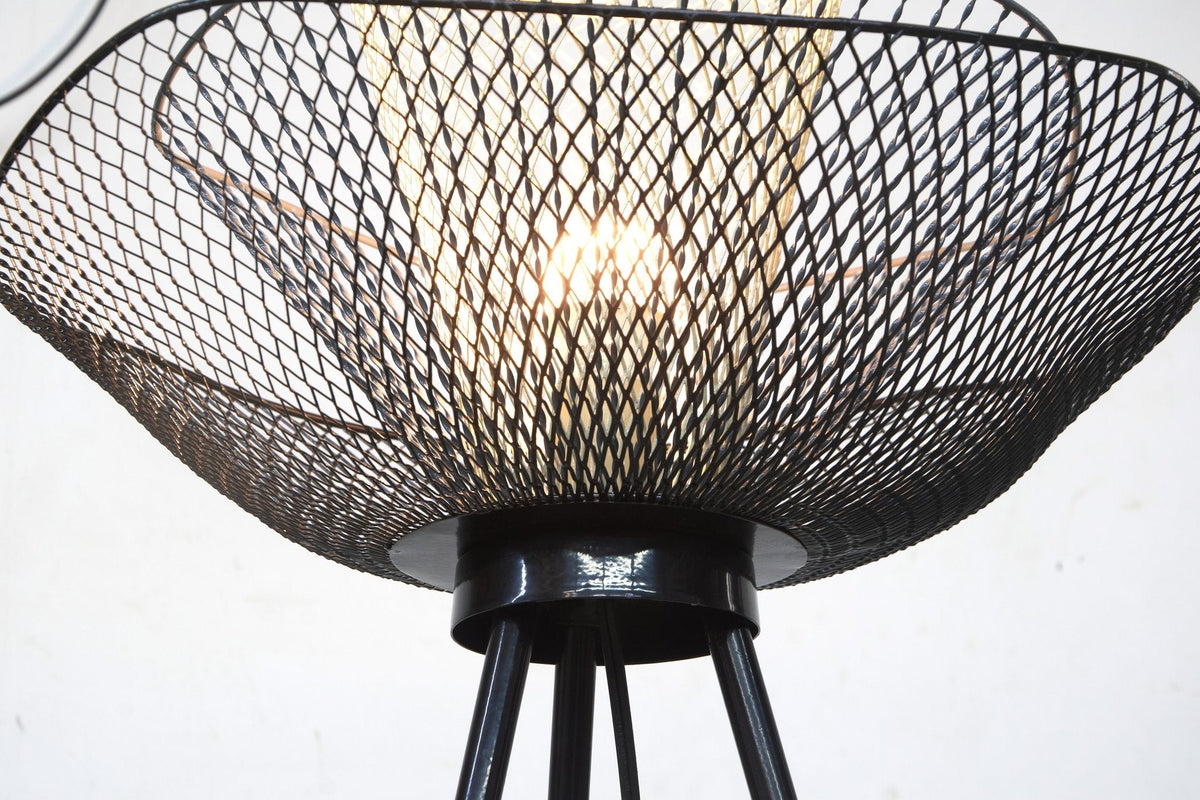 Steel Petal Mesh Floor Lamp by Studio Vastu