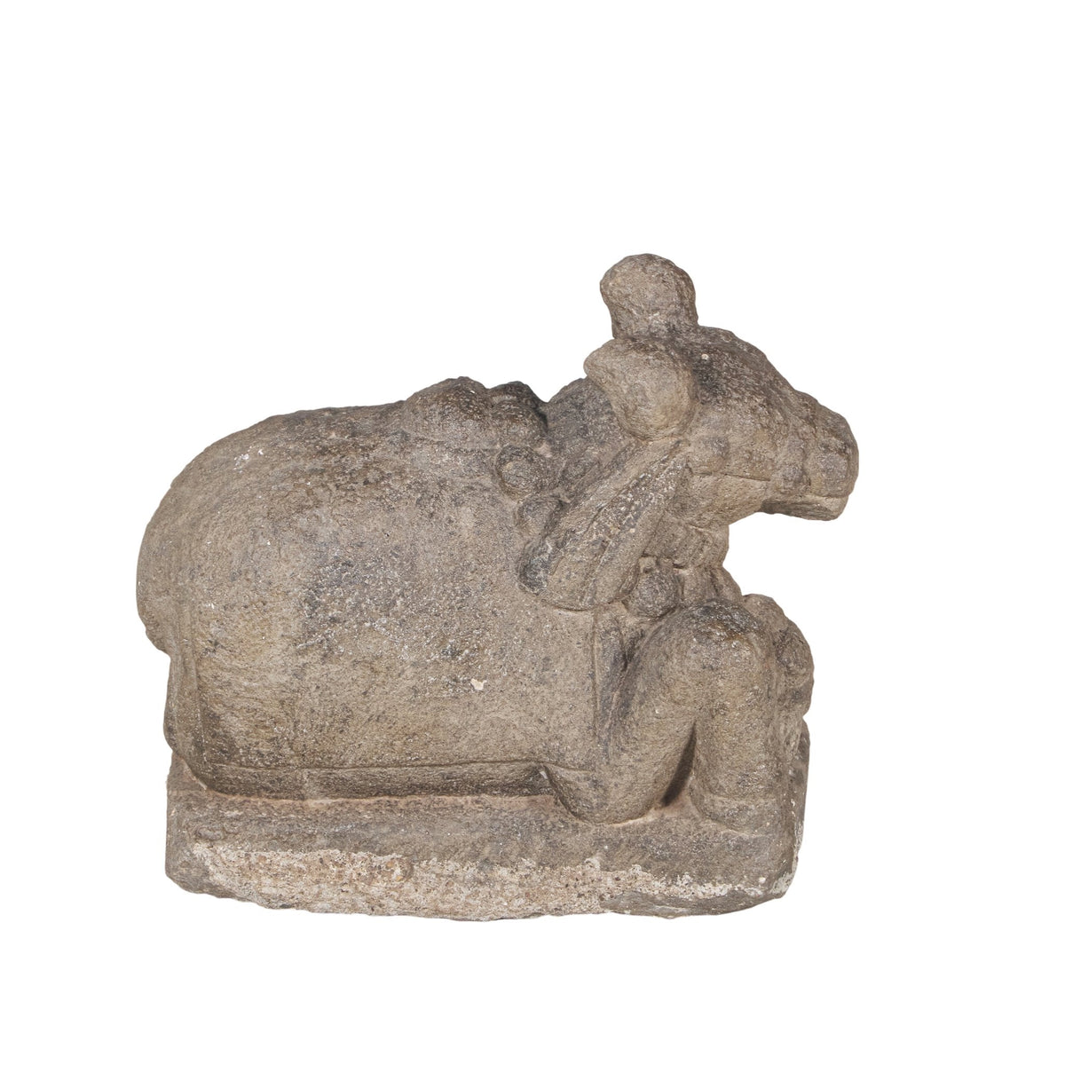 Stone Nandi Bull Statue by Studio Vastu