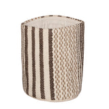 Striped Wool and Cotton Basket by Studio Vastu
