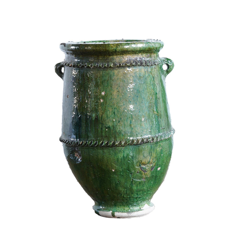 Tamegroute Green Handle Pot by Studio Vastu
